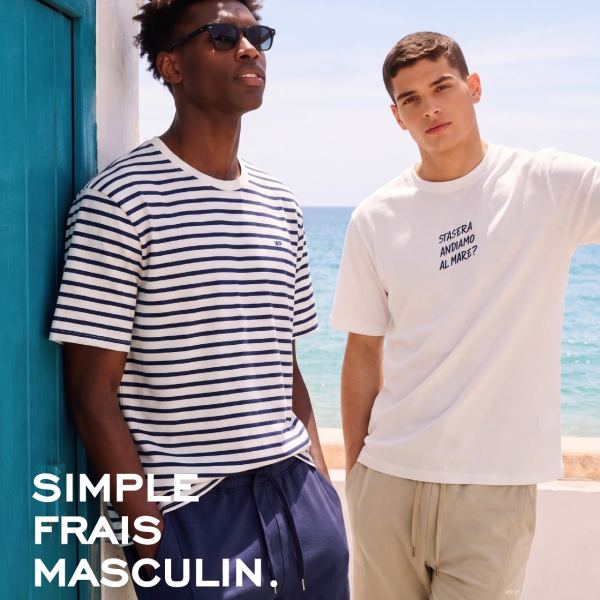 🕊️ SIMPLE. FRAIS. MASCULIN.
Notre nouvelle collection été est faite pour ceux qui aiment le confort