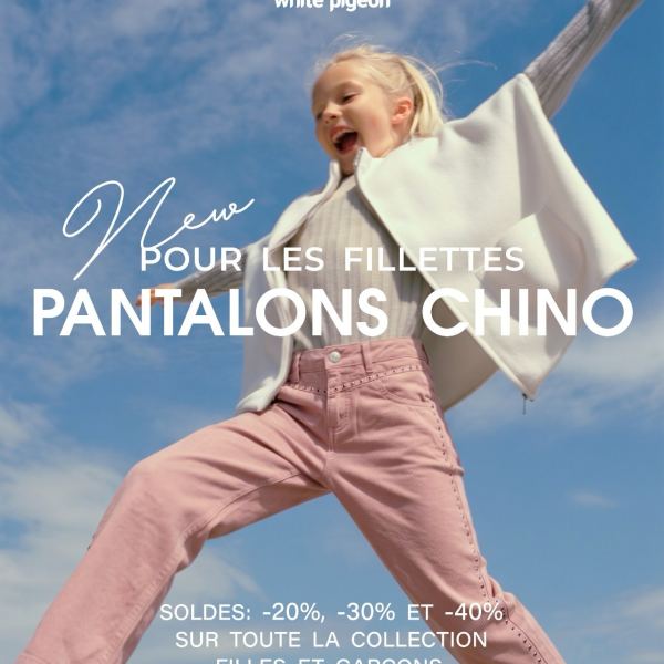 🕊️ Les SOLDES White Pigeon Kids sont là !
-30% sur toute la collection pantalons fillettes 🎉
Des